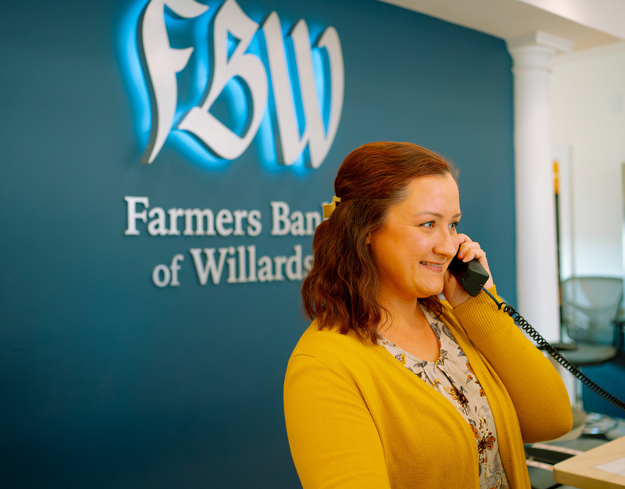 People-focused creative for Farmers Bank of Willards